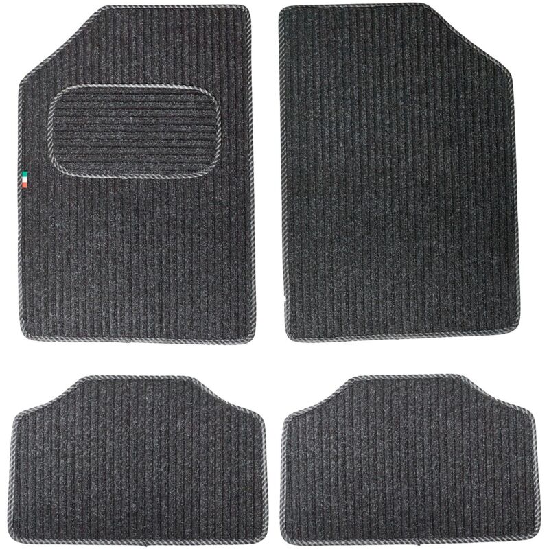 foto del prodotto tappeto moquette tessuto italiano classic medio 4 pz rhutten tappetini auto