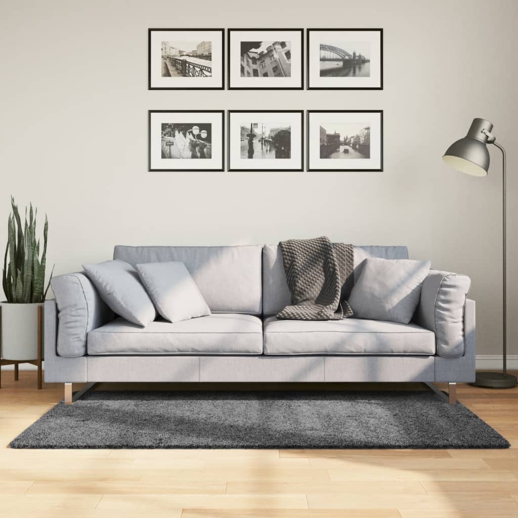 foto del prodotto tappeto oviedo a pelo corto antracite 120x170 cmcod mxl 115288