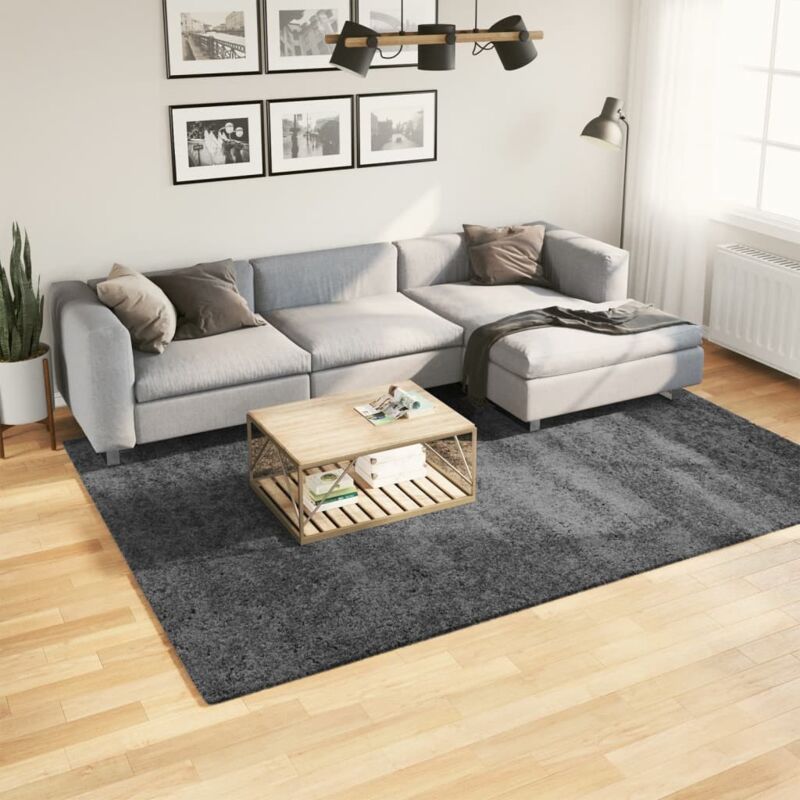 foto del prodotto tappeto oviedo a pelo corto antracite 200x280 cm vidaxl