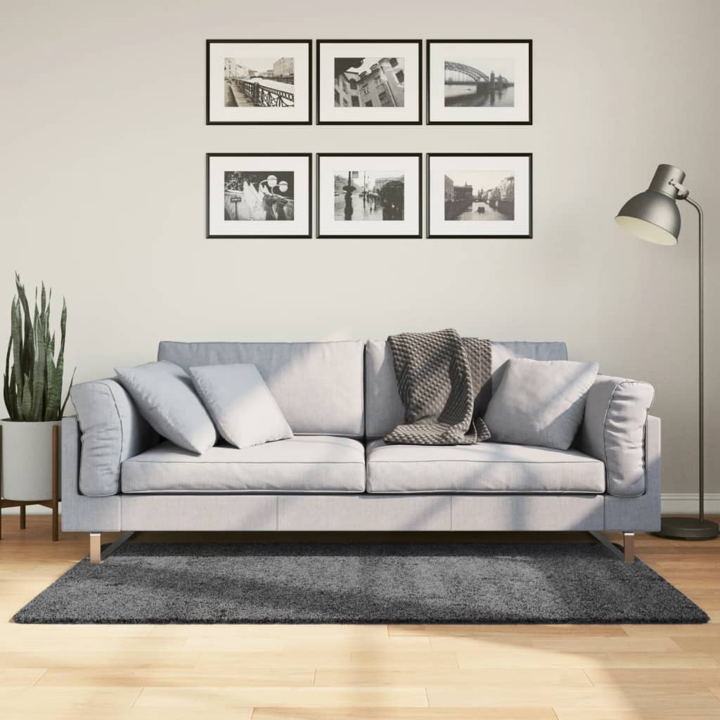 foto del prodotto tappeto oviedo a pelo corto antracite 80x150 cmcod mxl 115287