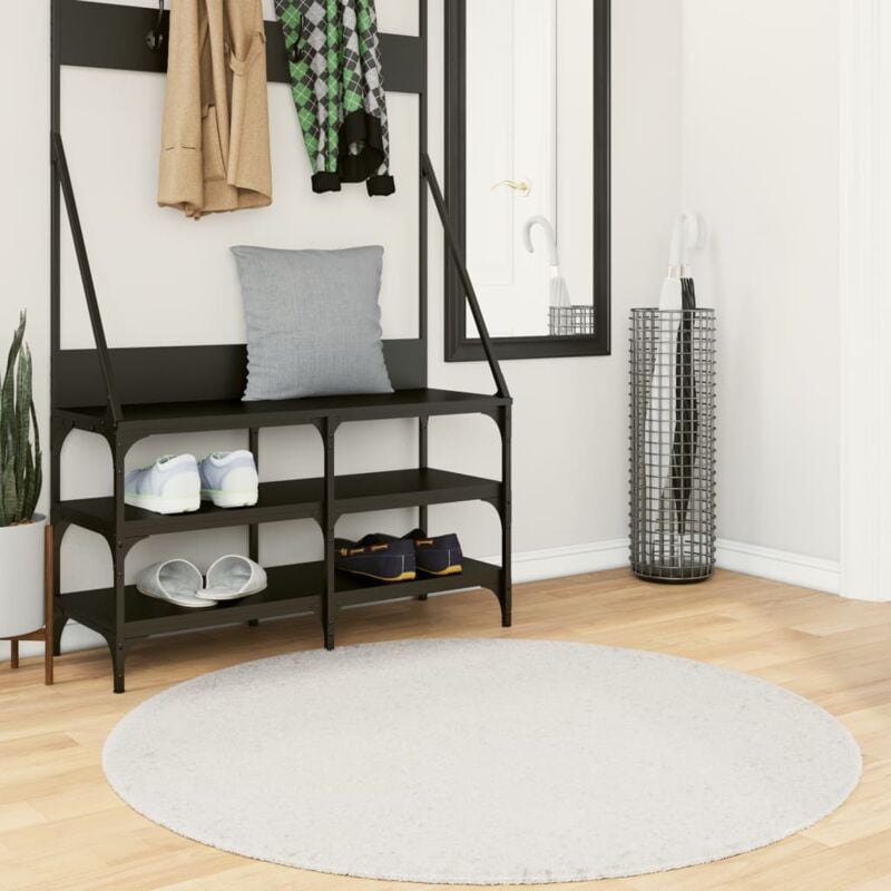 foto del prodotto tappeto oviedo a pelo corto crema 120 cm vidaxl