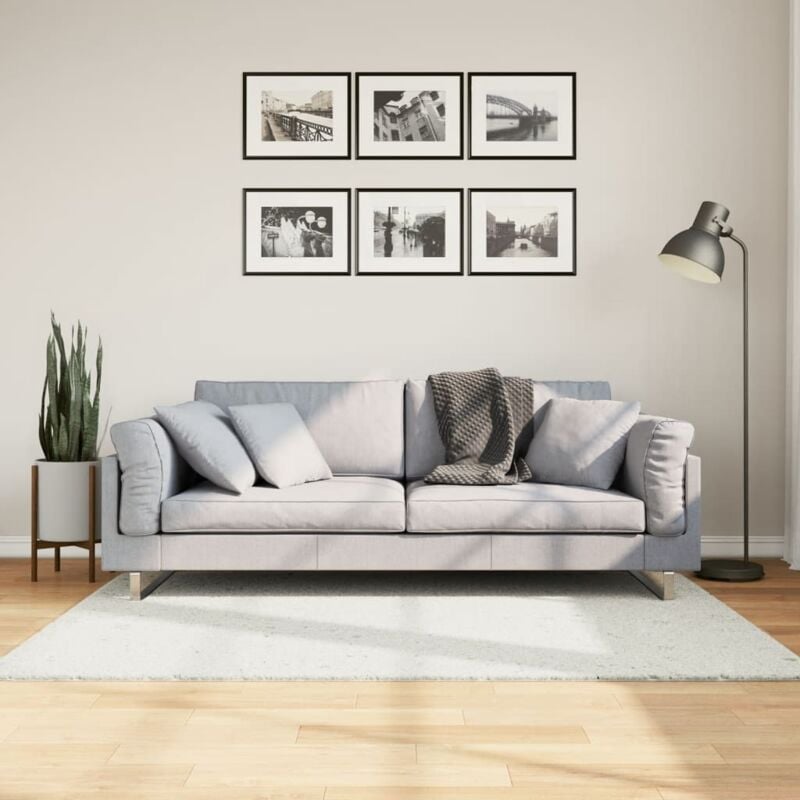foto del prodotto tappeto oviedo a pelo corto crema 120x170 cm vidaxl