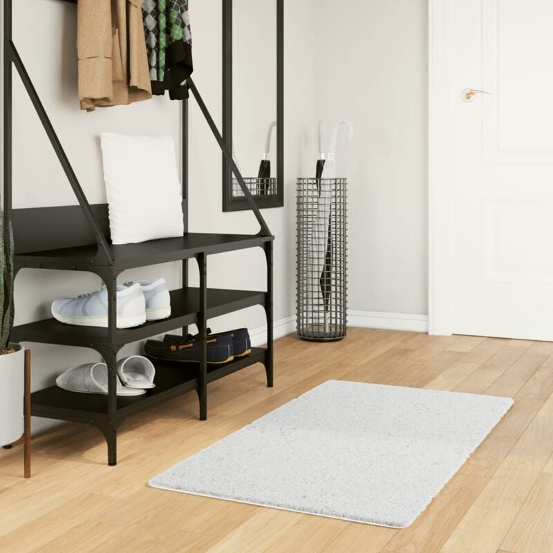 foto del prodotto tappeto oviedo a pelo corto grigio 60x110 cm vidaxl