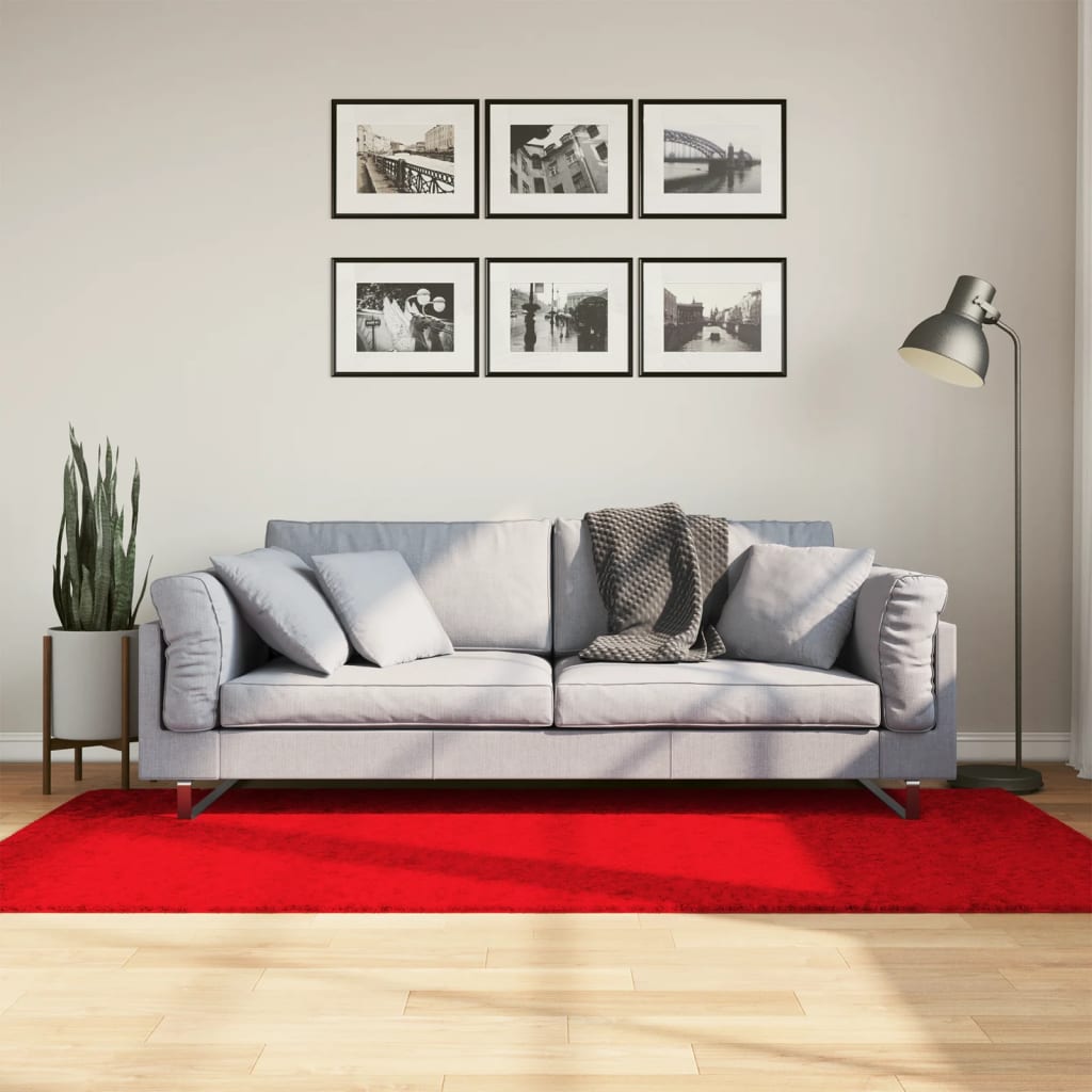 foto del prodotto tappeto oviedo a pelo corto rosso 100x200 cmcod mxl 115723