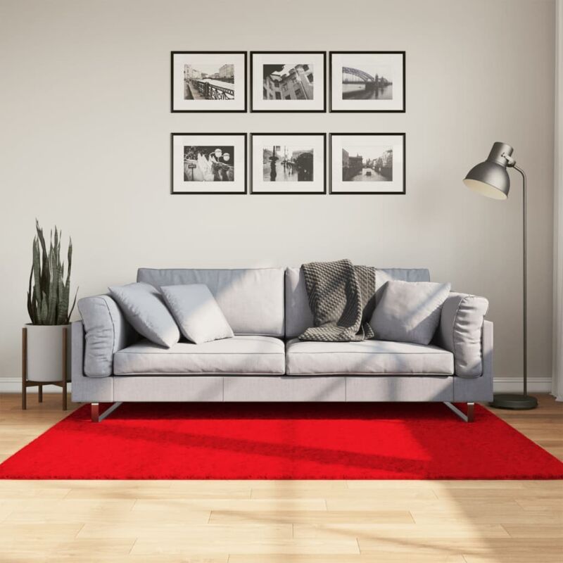 foto del prodotto tappeto oviedo a pelo corto rosso 120x170 cm vidaxl