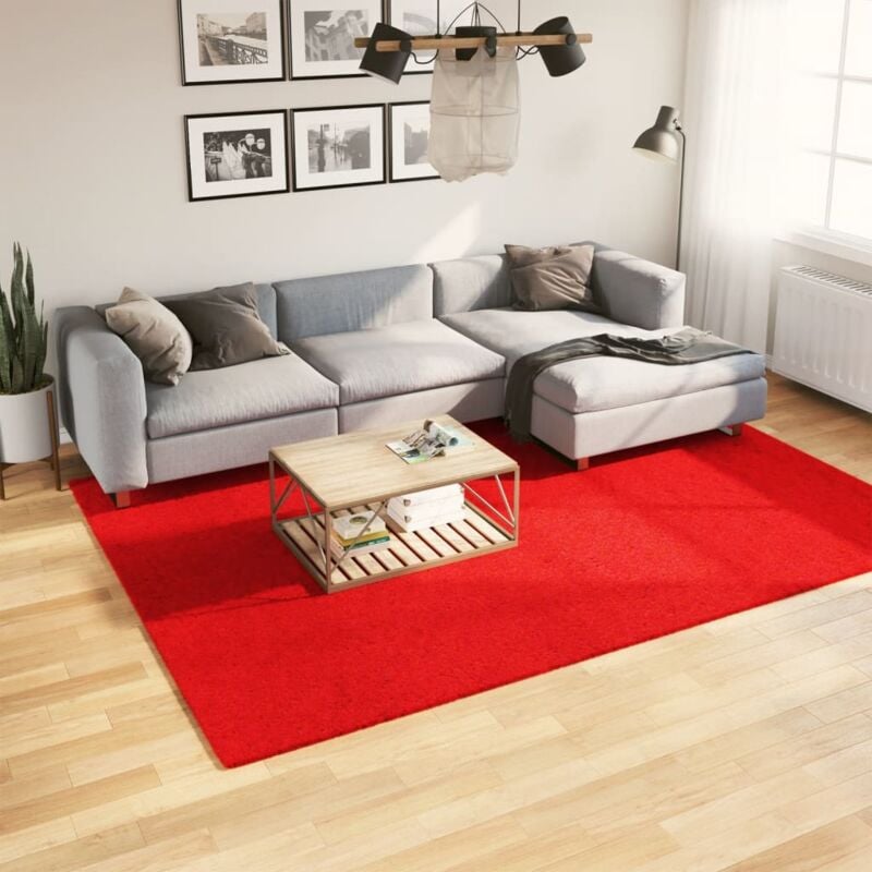 foto del prodotto tappeto oviedo a pelo corto rosso 200x280 cm vidaxl