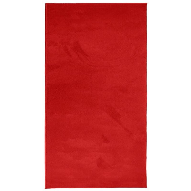 foto del prodotto tappeto oviedo a pelo corto rosso 60x110 cm vidaxl