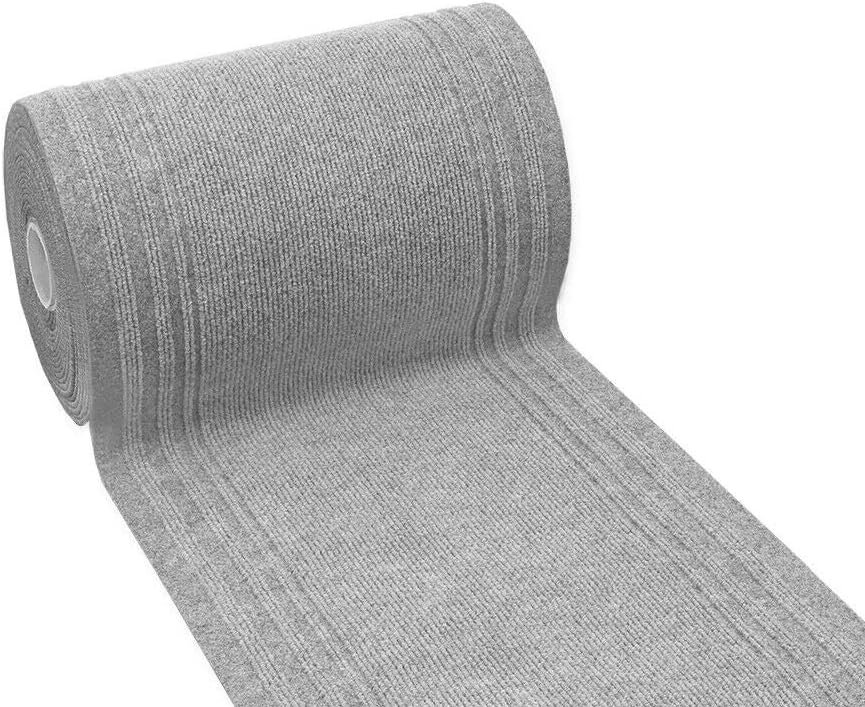 foto del prodotto tappeto passatoia antiscivolo 67x220 cm interno esterno corridoio scala assorbente grigio