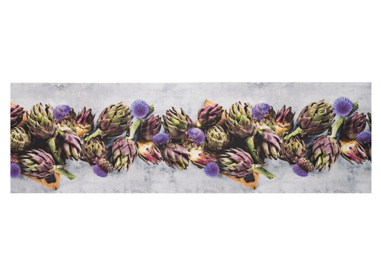 foto del prodotto tappeto passatoia cucina antiscivolo antimacchia digitale sprinty carciofi 52x400 carciofi