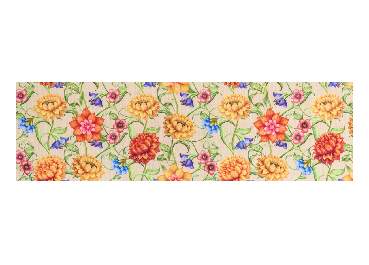 foto del prodotto tappeto passatoia cucina antiscivolo antimacchia digitale sprinty dalia 52x500 dalia