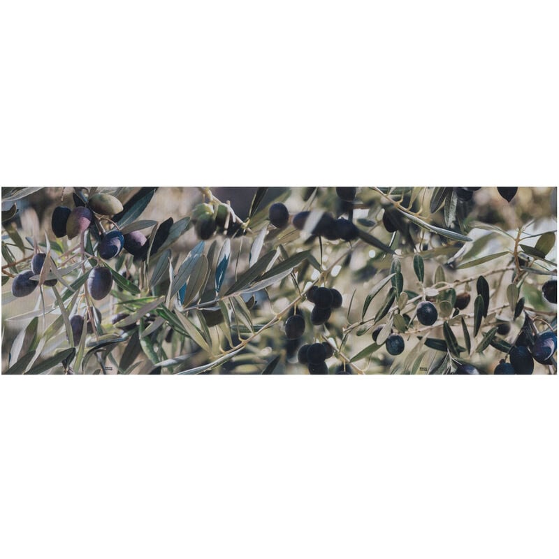 foto del prodotto tappeto passatoia cucina antiscivolo antimacchia digitale sprinty olivetree, misura52x180coloreolivetree