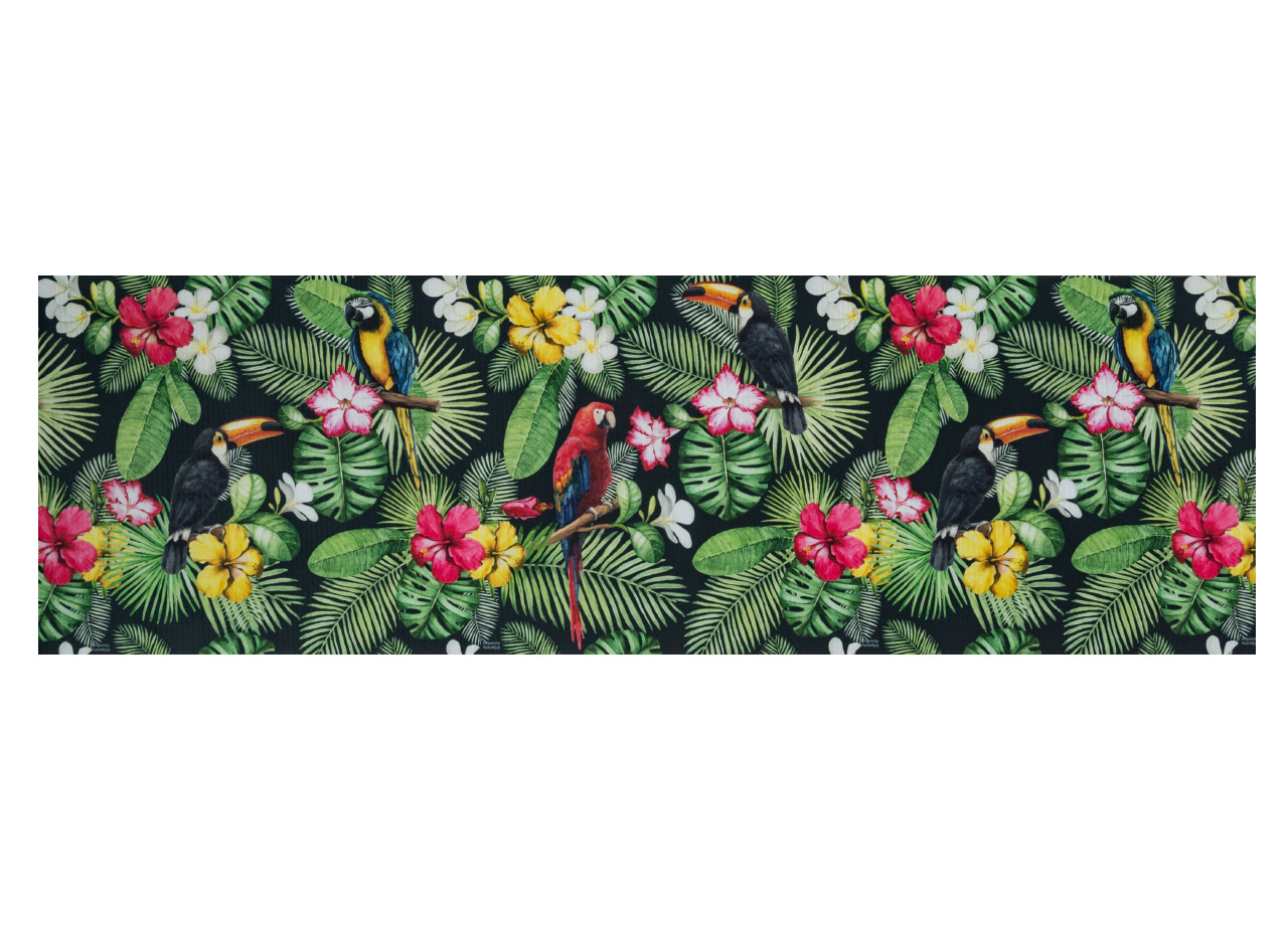 foto del prodotto tappeto passatoia cucina antiscivolo antimacchia digitale sprinty tropical 52x600 tropical