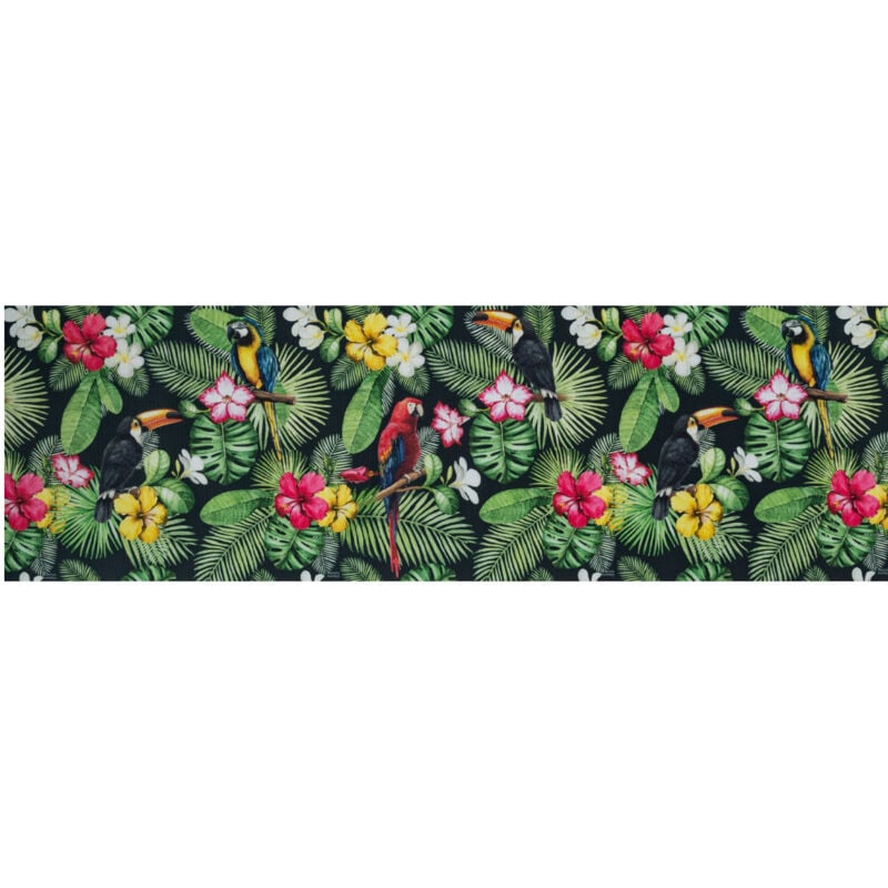 foto del prodotto tappeto passatoia cucina antiscivolo antimacchia digitale sprinty tropical, misura52x230coloretropical