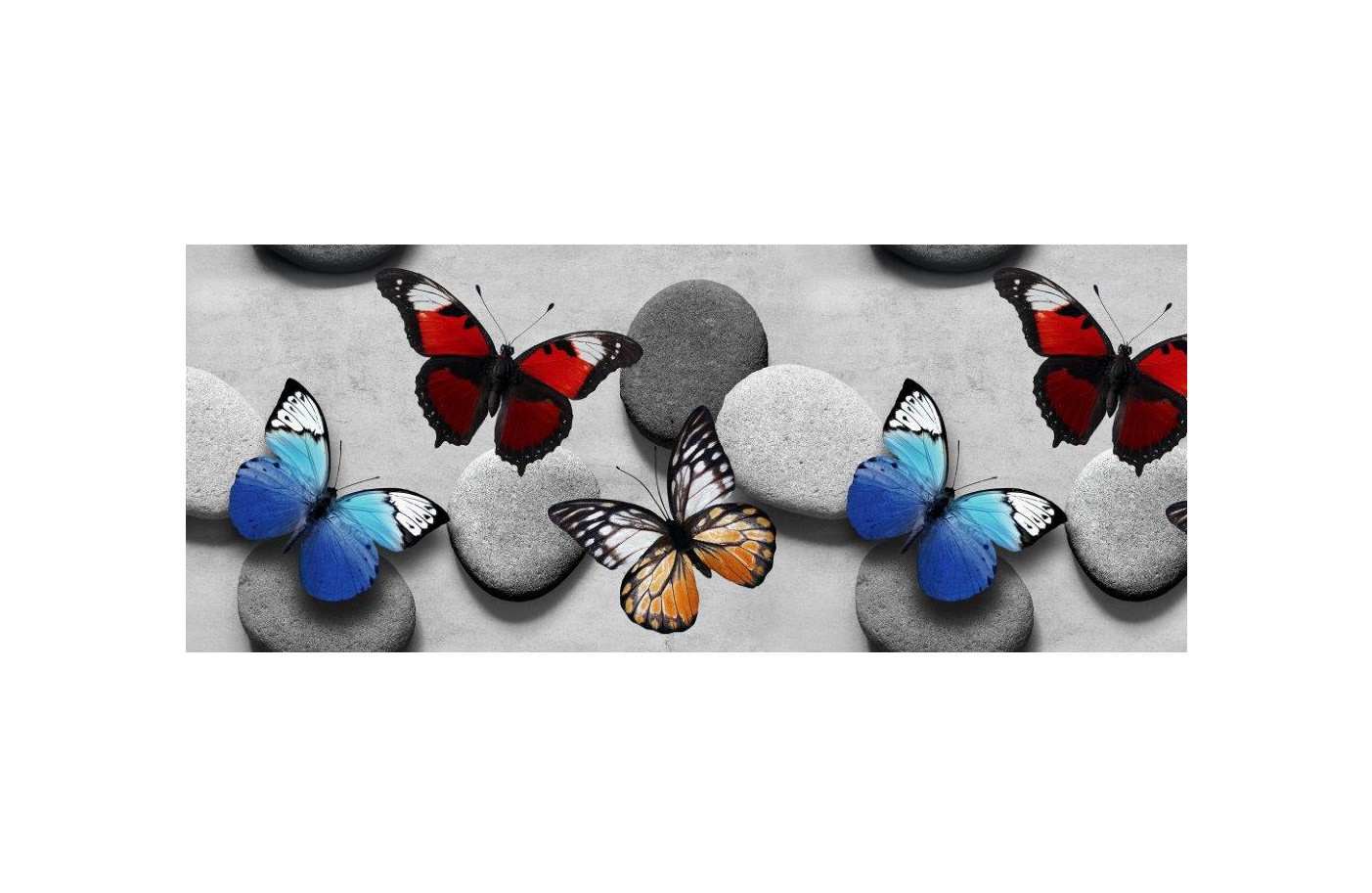 foto del prodotto tappeto passatoia cucina antiscivolo sottolavello disegno papillon 50x500 papillon