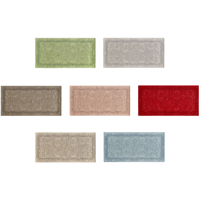 foto del prodotto tappeto passatoia cucina corsia retro antiscivolo disegno dublino by suardi, misura55x80coloreverde