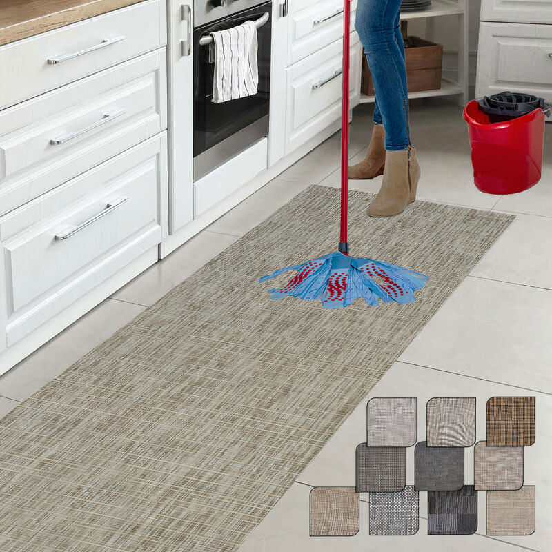 foto del prodotto tappeto passatoia cucina lavabile lucy antiscivolo aderisce perfettamente 63 50x240
