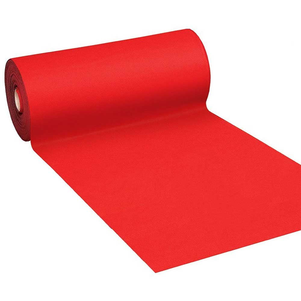 foto del prodotto tappeto passatoia da esterno interno 1x30m in polipropilene rubino rosso