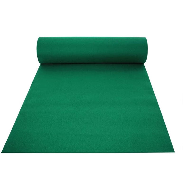 foto del prodotto tappeto passatoia moquette cerimonia esterno 1x50mt verde