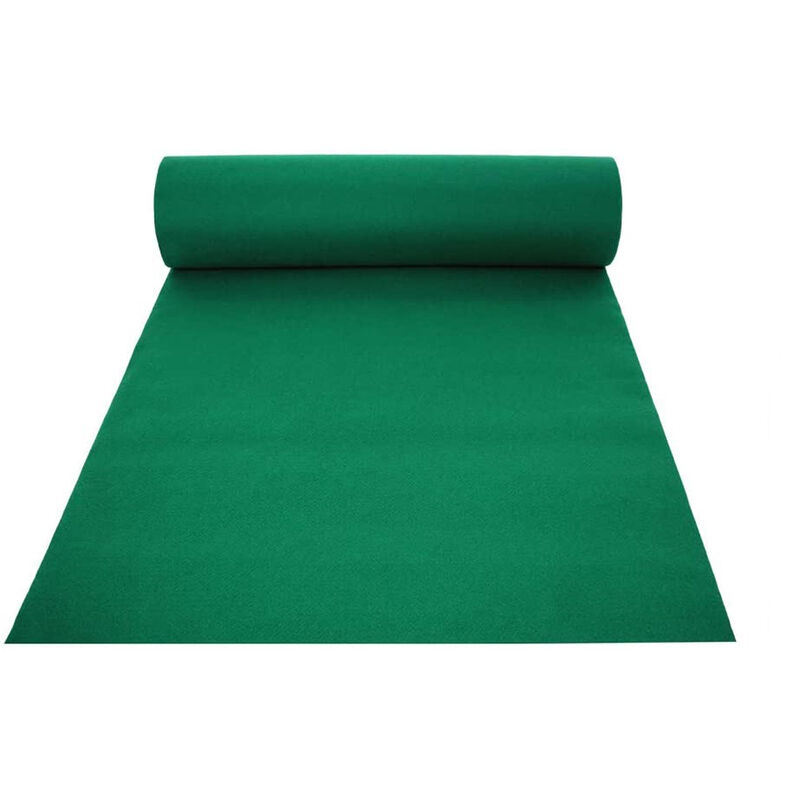foto del prodotto tappeto passatoia moquette cerimonia esterno 1x50mt verde elst102