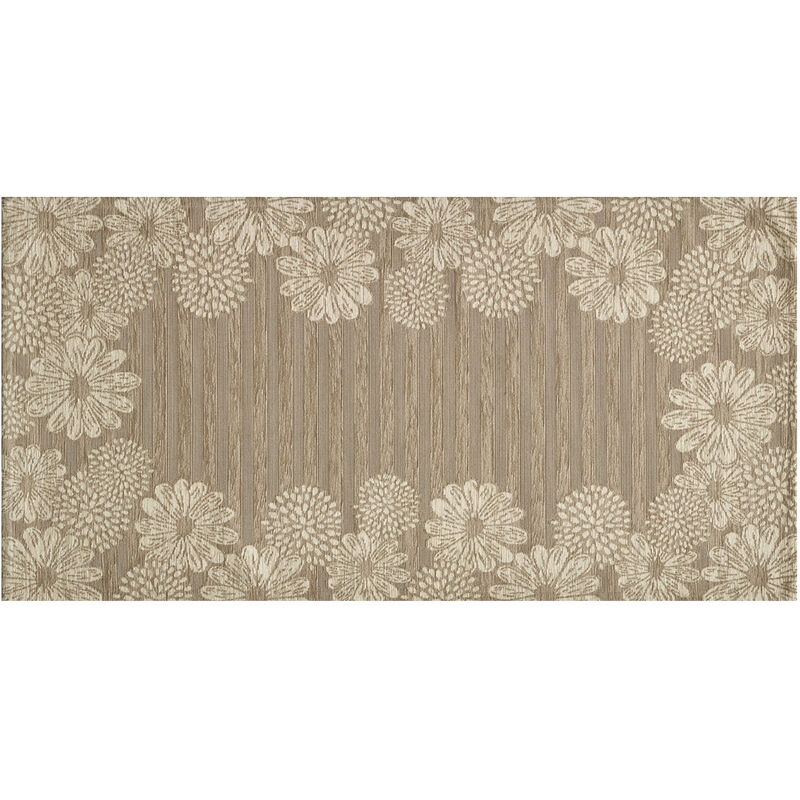 foto del prodotto tappeto passatoia runner cucina antiscivolo lavabile dis sole tortora suardi, misura55x80coloretortora