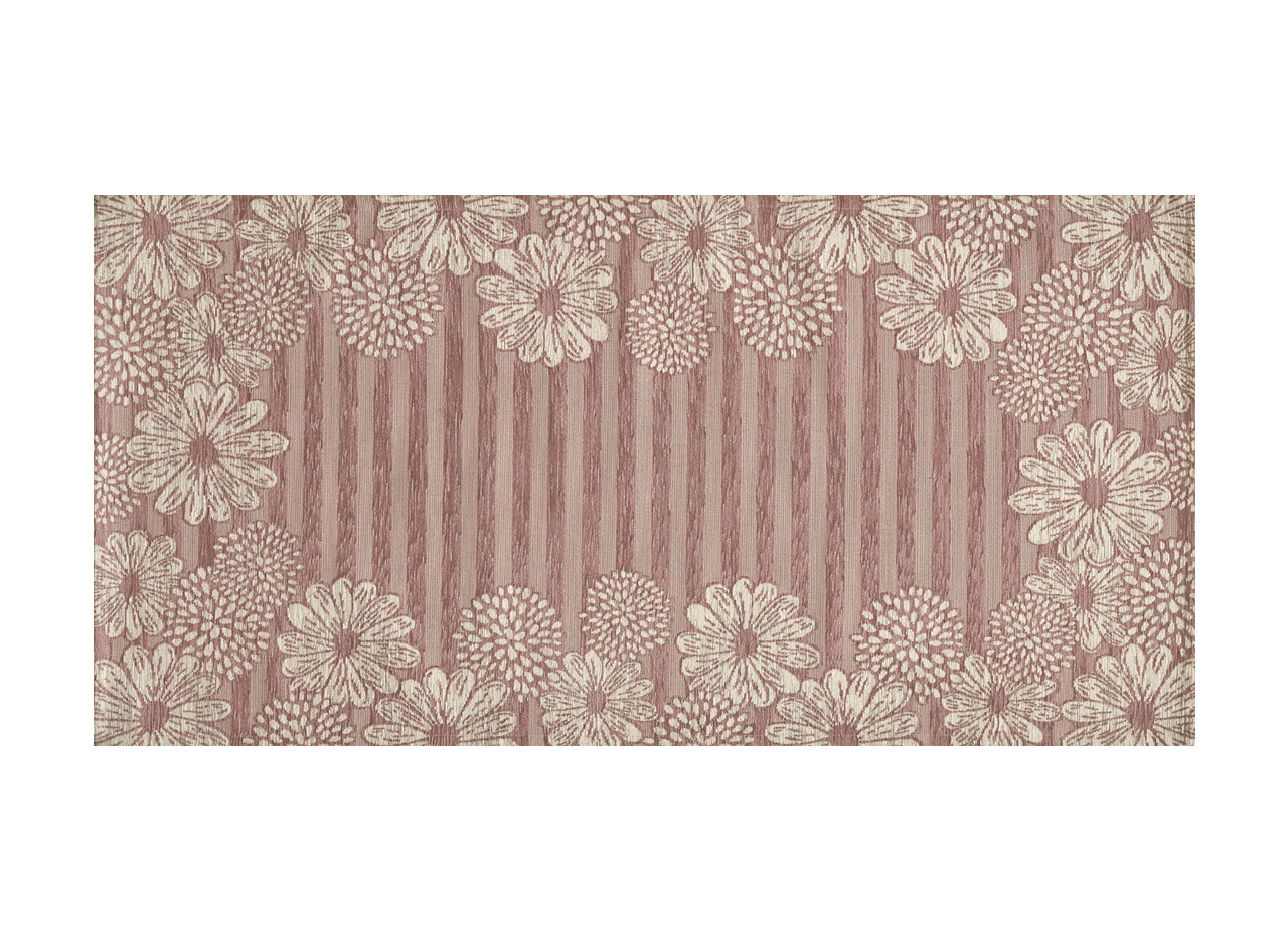 foto del prodotto tappeto passatoia runner cucina antiscivolo lavabile disegno sole cipria suardi 55x140 cipria