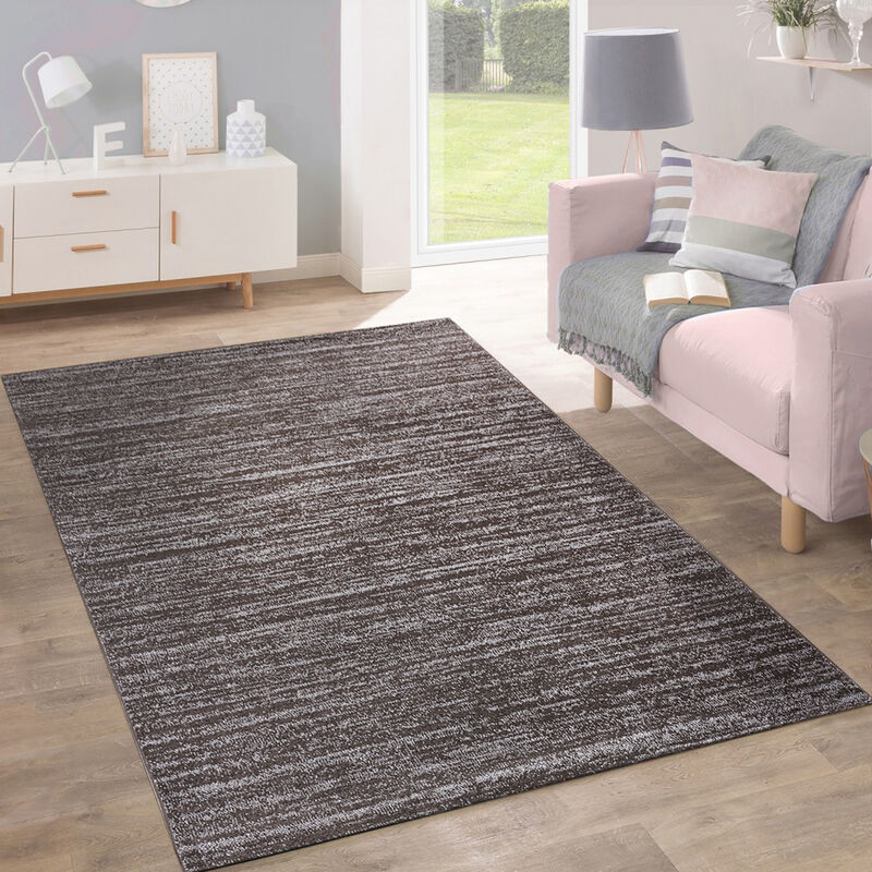 foto del prodotto tappeto pelo corto moderno alla moda colori pastello design m lange ispirazione talpa 60x100 cm paco home