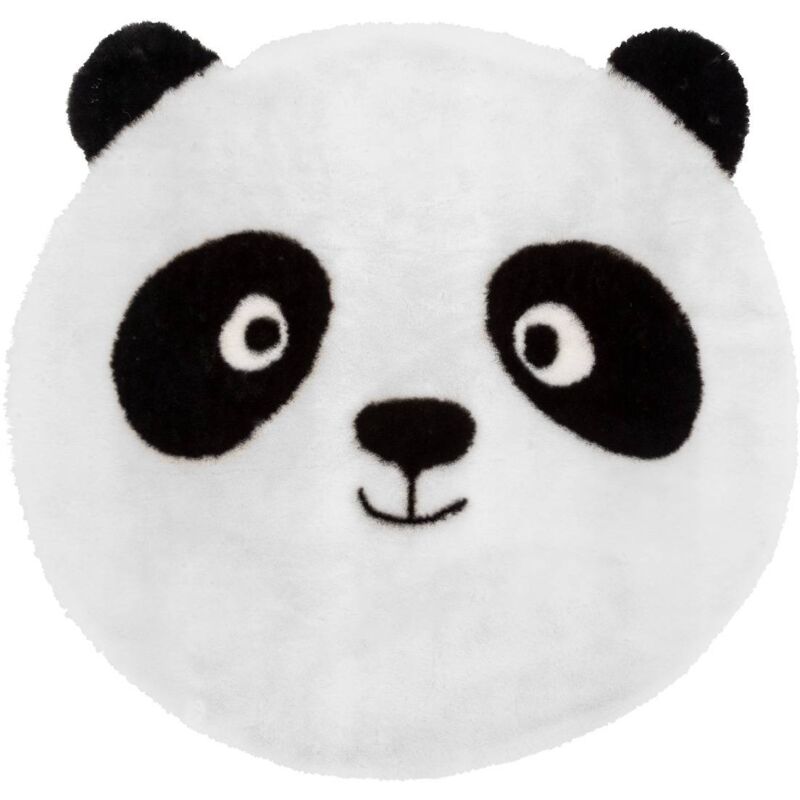 foto del prodotto tappeto per bambini andy panda bianco e nero d100cm atmosphera cr ateur d int rieur