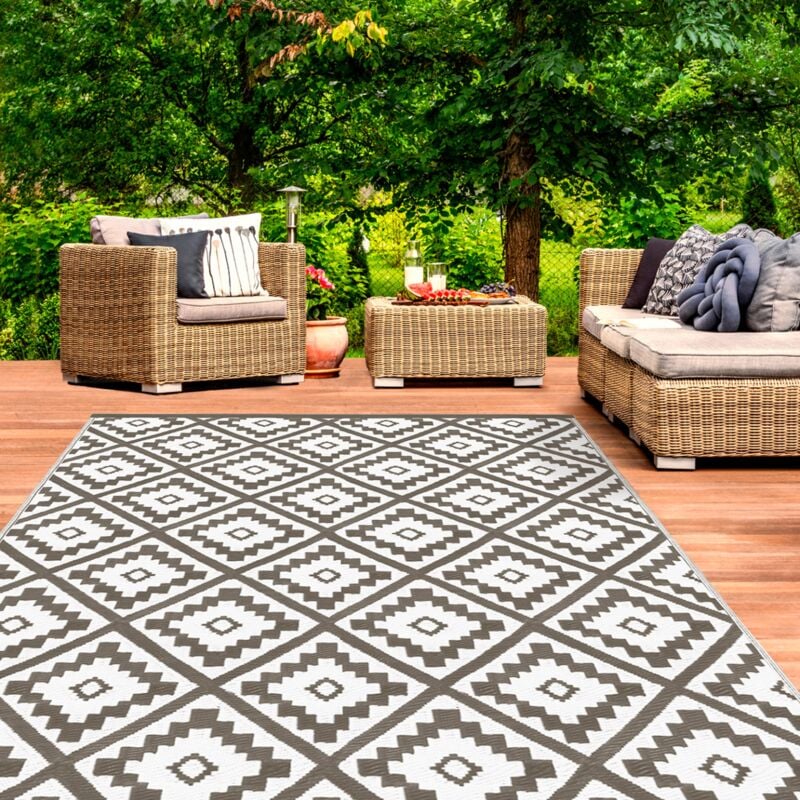foto del prodotto tappeto per esterni bahamas taupe 270 x 370 cm