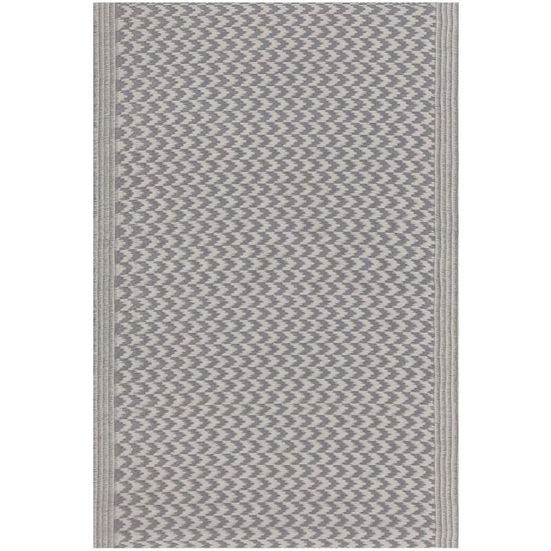 foto del prodotto tappeto per esterni in materiale sintetico grigio rettangolare 60 x 90 cm mango