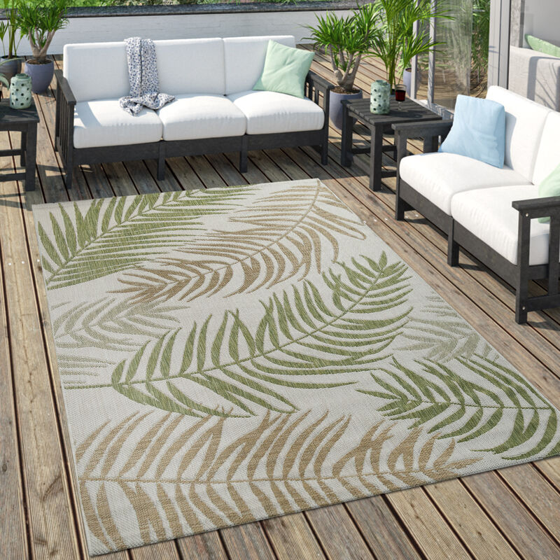 foto del prodotto tappeto per esterni, per la terrazza e il balcone, con palme, in diversi colori 60x100 cm, verde paco home