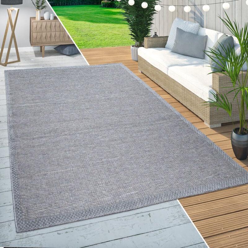 foto del prodotto tappeto per esterno da balcone terrazza tappeto cucina moderno bordature beige 160x220 cm paco home