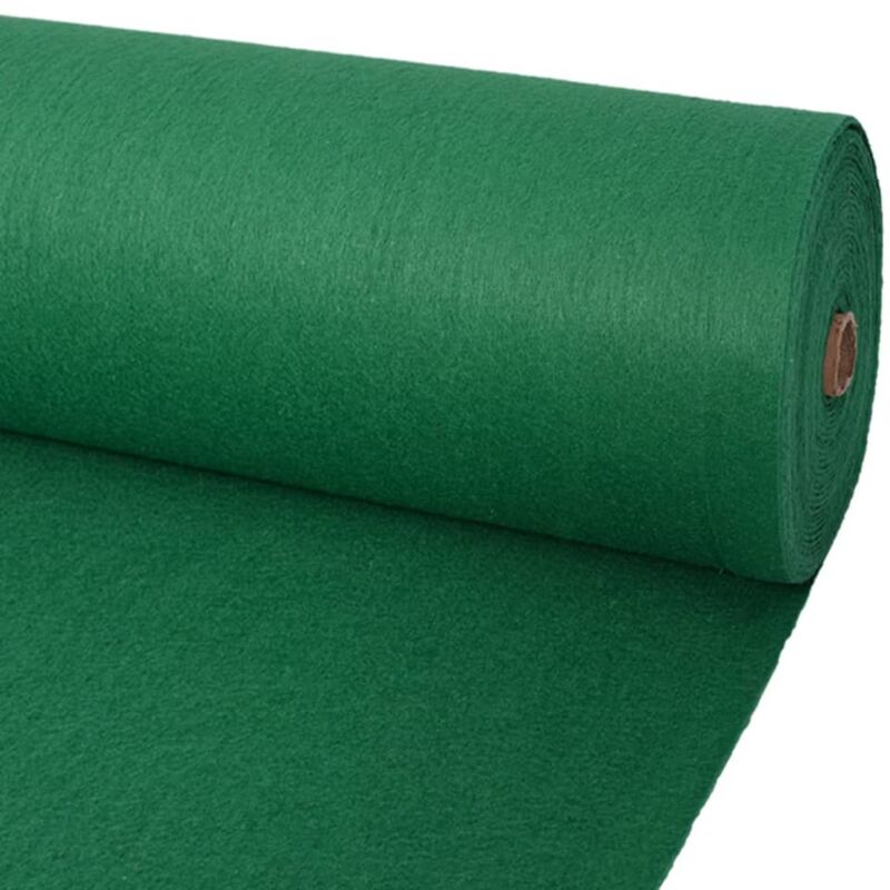 foto del prodotto tappeto piatto da esposizione 1x12 m verde vidaxl