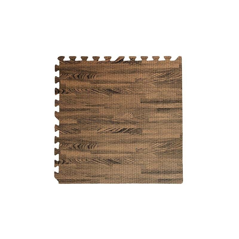 foto del prodotto tappeto puzzle noce 60x60 cm 4 pezzi per bambini antiscivolo tappetino gioco