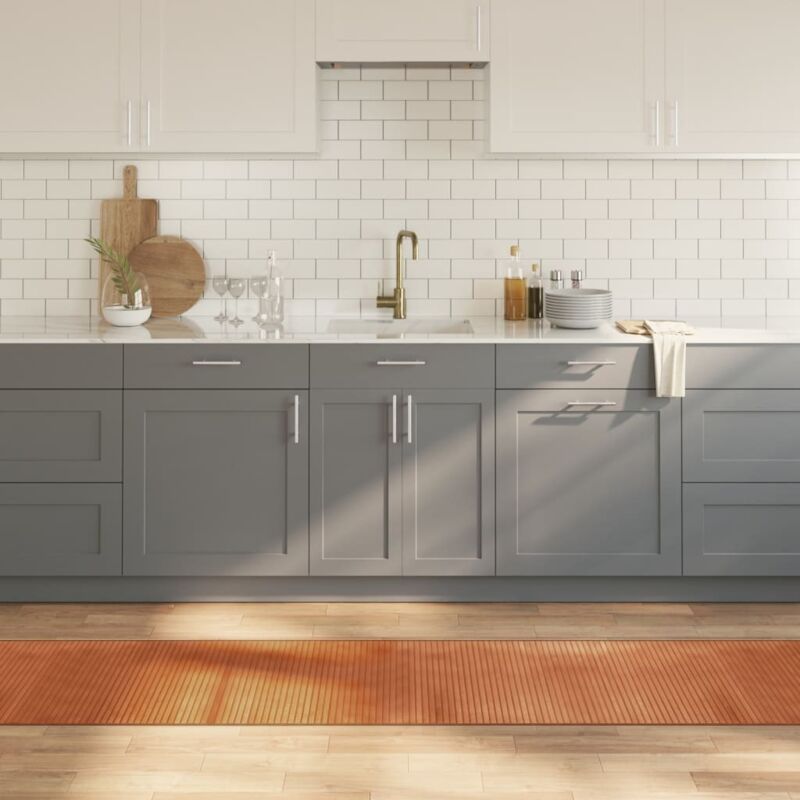 foto del prodotto tappeto rettangolare marrone 60x400 cm in bamb vidaxl