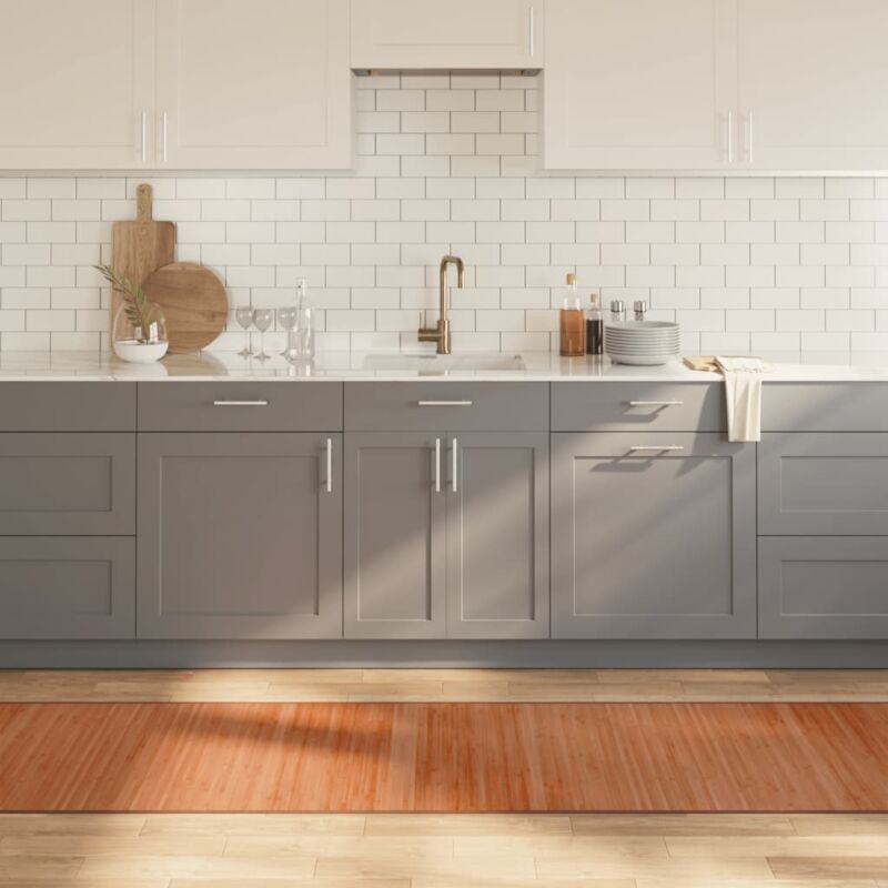 foto del prodotto tappeto rettangolare marrone 70x300 cm in bamb vidaxl