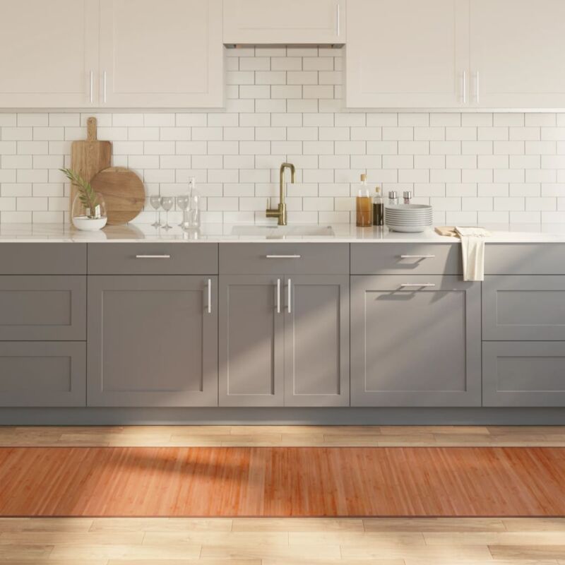 foto del prodotto tappeto rettangolare marrone 70x500 cm in bamb vidaxl