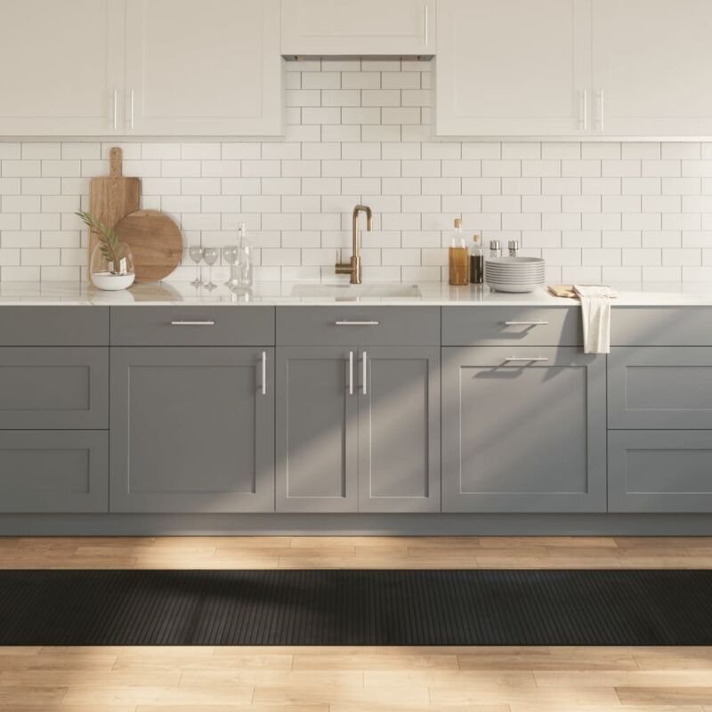 foto del prodotto tappeto rettangolare nero 60x1000 cm in bamb vidaxl