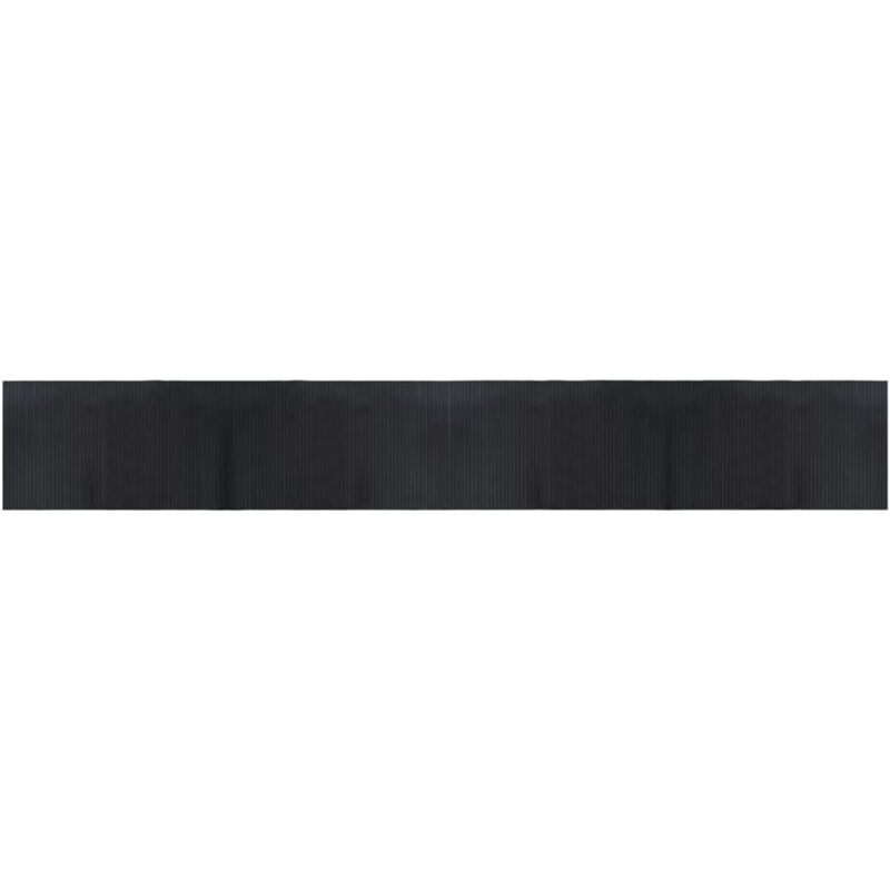 foto del prodotto tappeto rettangolare nero 60x400 cm in bamb vidaxl