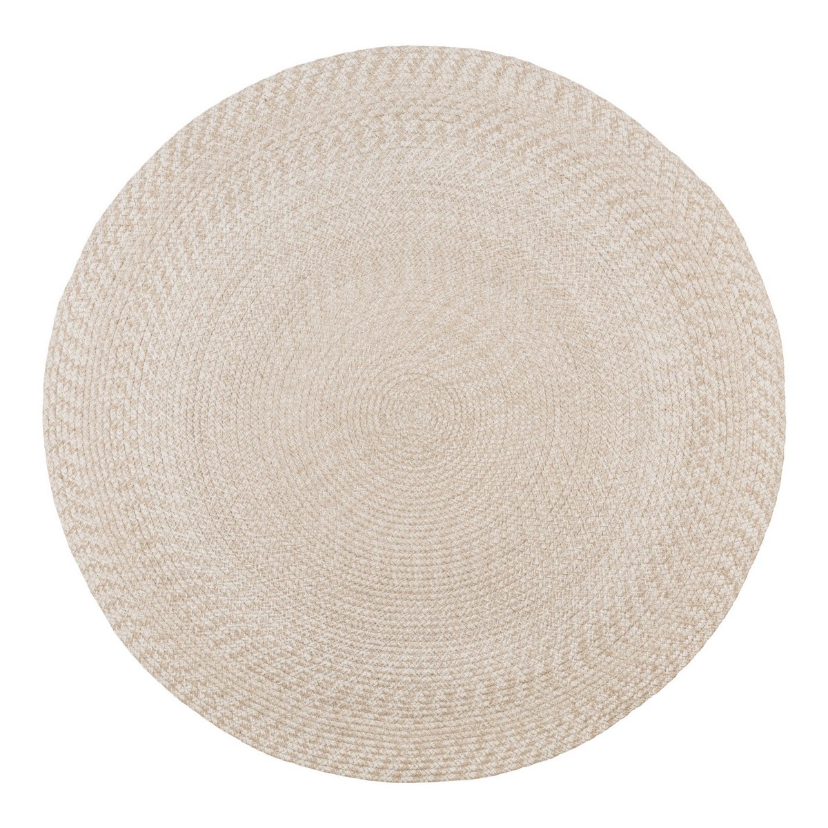 foto del prodotto tappeto rotondo menorca, beige, pet, 180x180x1 cm, epikasa