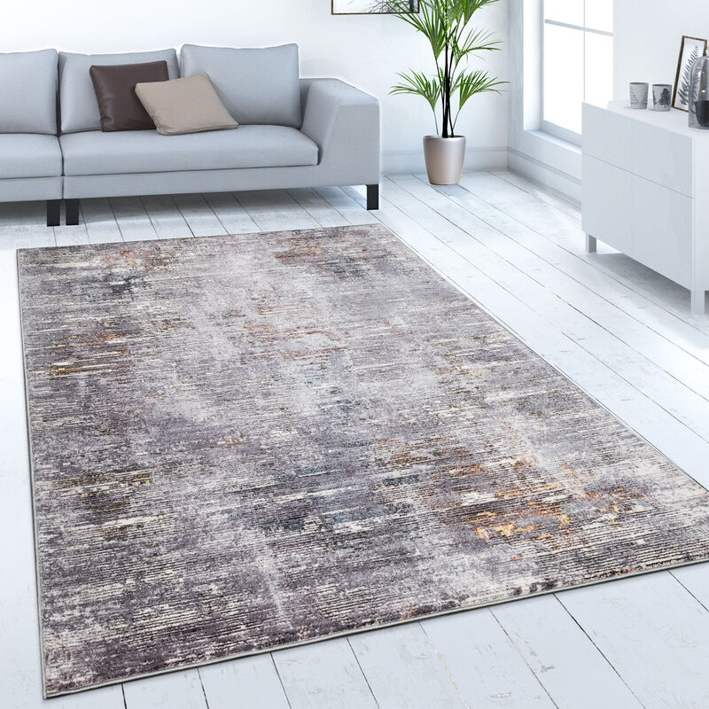 foto del prodotto tappeto salotto pelo corto vintage motivo astratto, crema grigio blu rosso verde 160x230 cm paco home