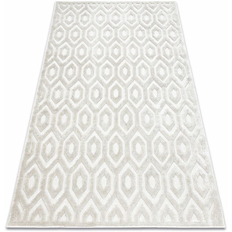 foto del prodotto tappeto santo sizal 58380 esagono beige beige 140x190 cm