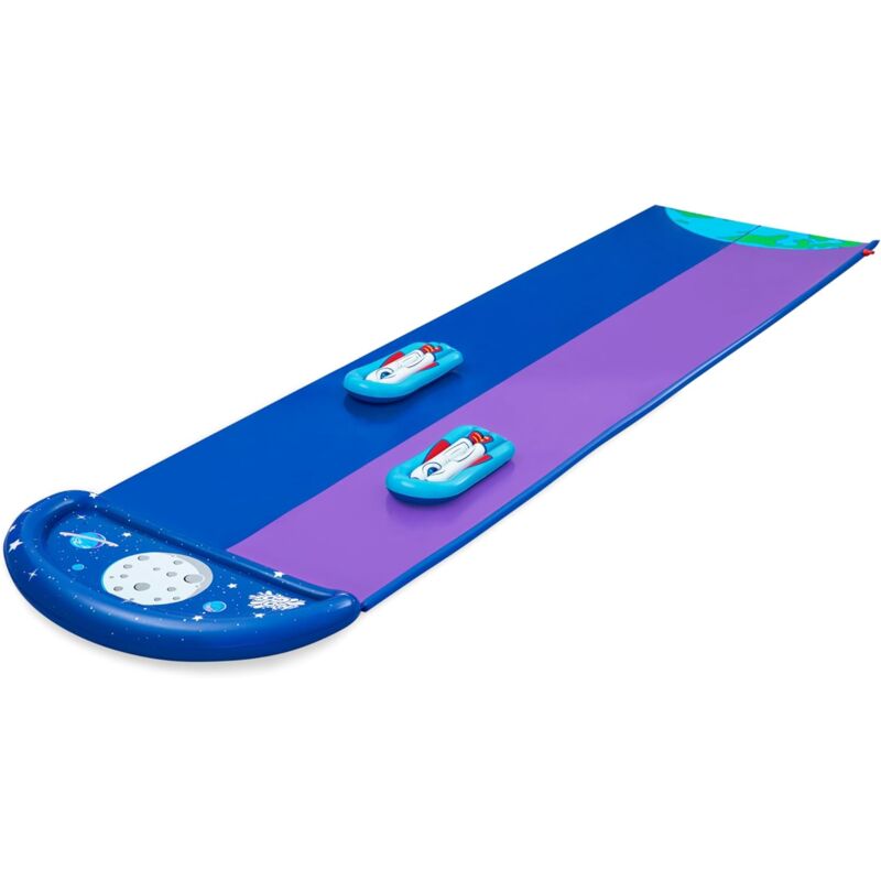 foto del prodotto tappeto scivolo doppio per bambini da 4,88 m per sci nautico, windsurf, surf all aperto