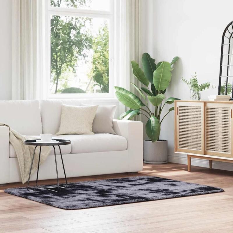 foto del prodotto tappeto shaggy a pelo lungo navarra grigio scuro 120x170 cm vidaxl