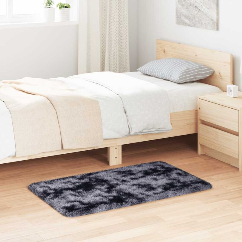 foto del prodotto tappeto shaggy a pelo lungo navarra grigio scuro 60x100 cm vidaxl