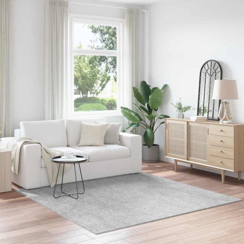 foto del prodotto tappeto shaggy alto pile grigio 200x200 cm pp vidaxl