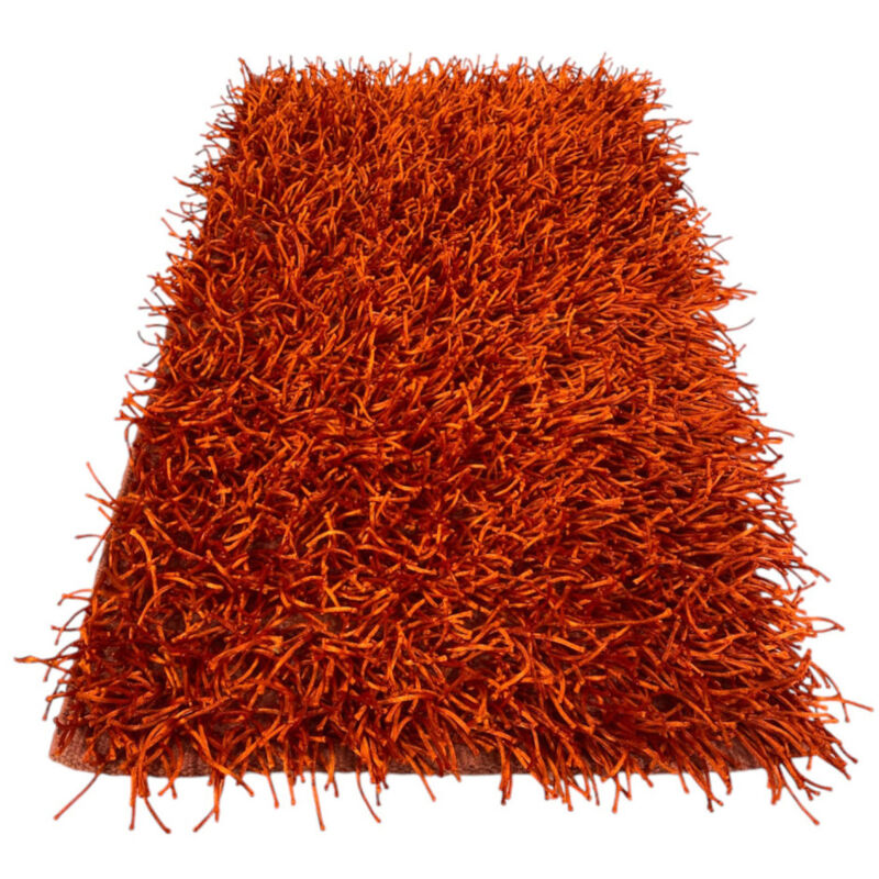 foto del prodotto tappeto shaggy arancio moderno tutte le misure cm. 50x80