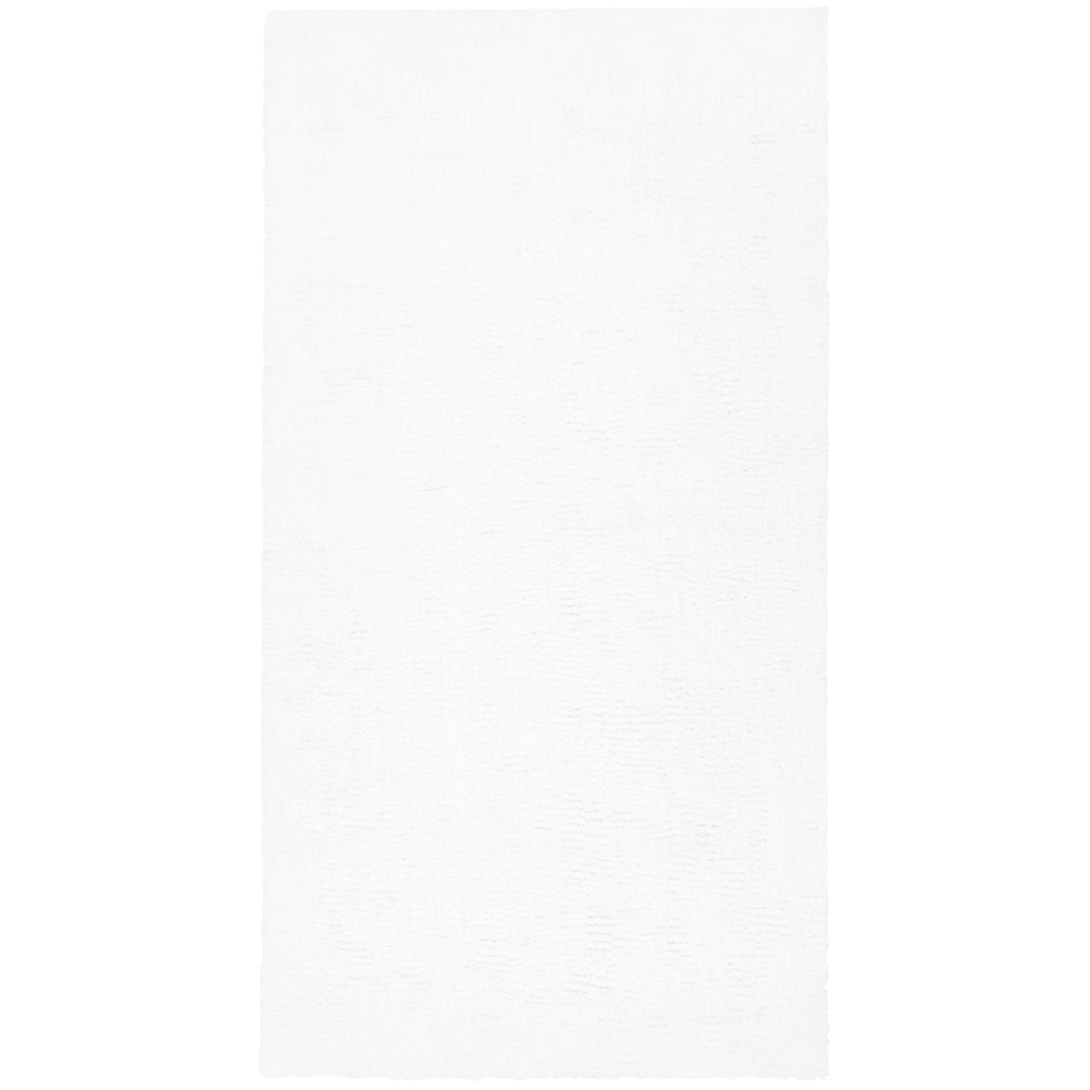 foto del prodotto tappeto shaggy bianco 80 x 150 cm moderno tappeto rettangolare trapuntato a pelo lungo