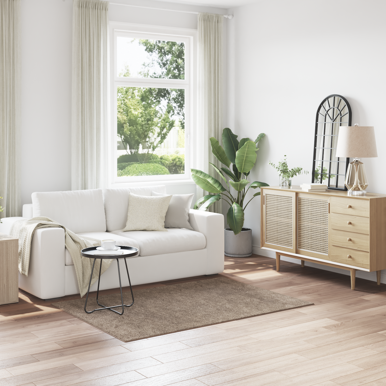 foto del prodotto tappeto shaggy con retro in lattice marrone 120x170 cm