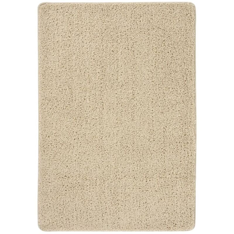 foto del prodotto tappeto shaggy crema 120x170 cm antiscivolo vidaxl