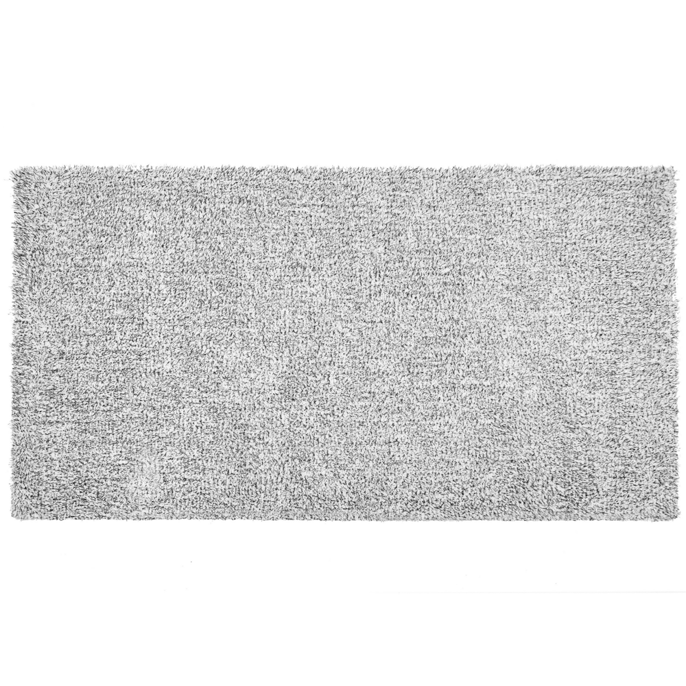 foto del prodotto tappeto shaggy grigio 80 x 150 cm moderno tappeto rettangolare trapuntato a pelo lungo